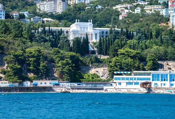 Пляжи Гаспры в Крыму