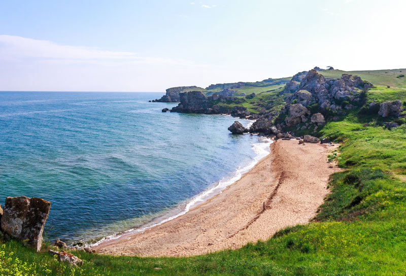 В Крыму Керченские пляжи