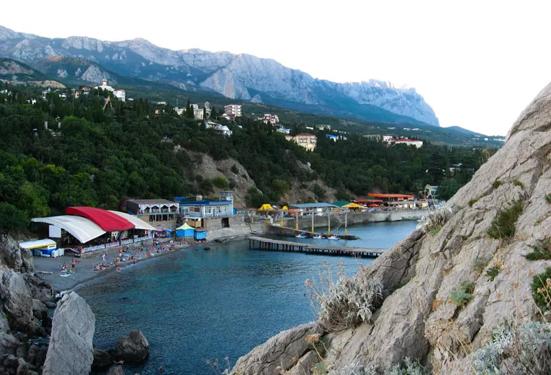 В Крыму Пляжи Ялты