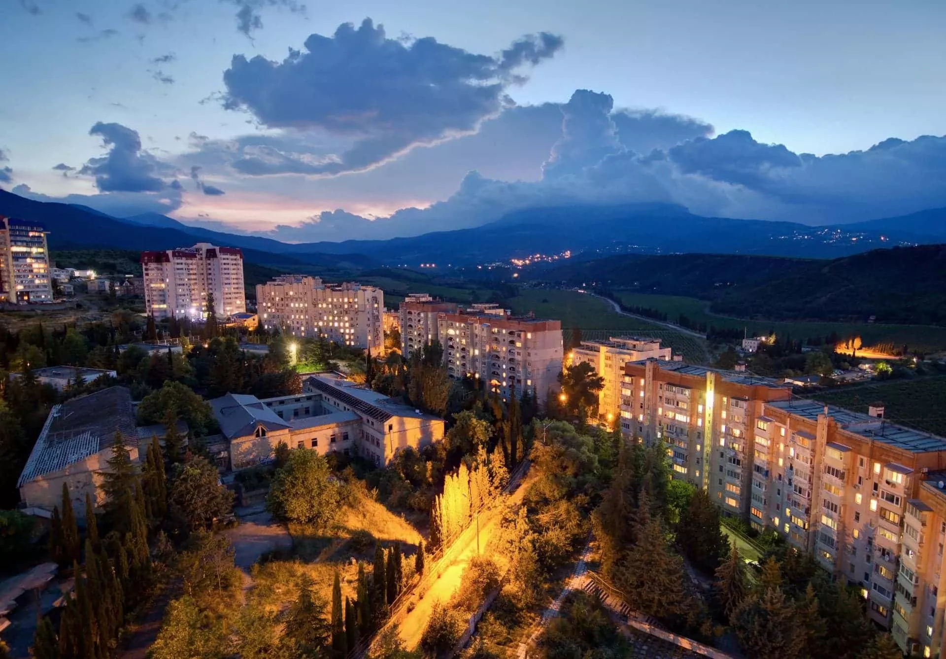 В Крыму Алушта