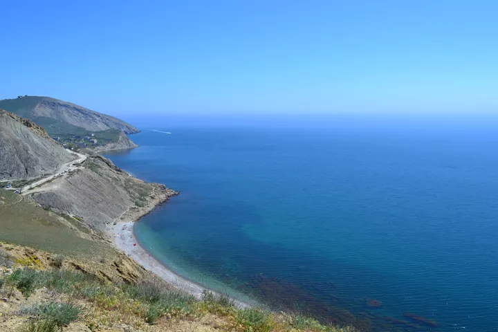 Пляжи в Орджоникидзе в Крыму