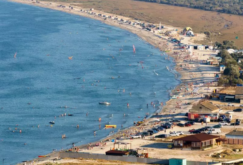 Татарская Бухта в Крыму на Азовском море Татарская Бухта