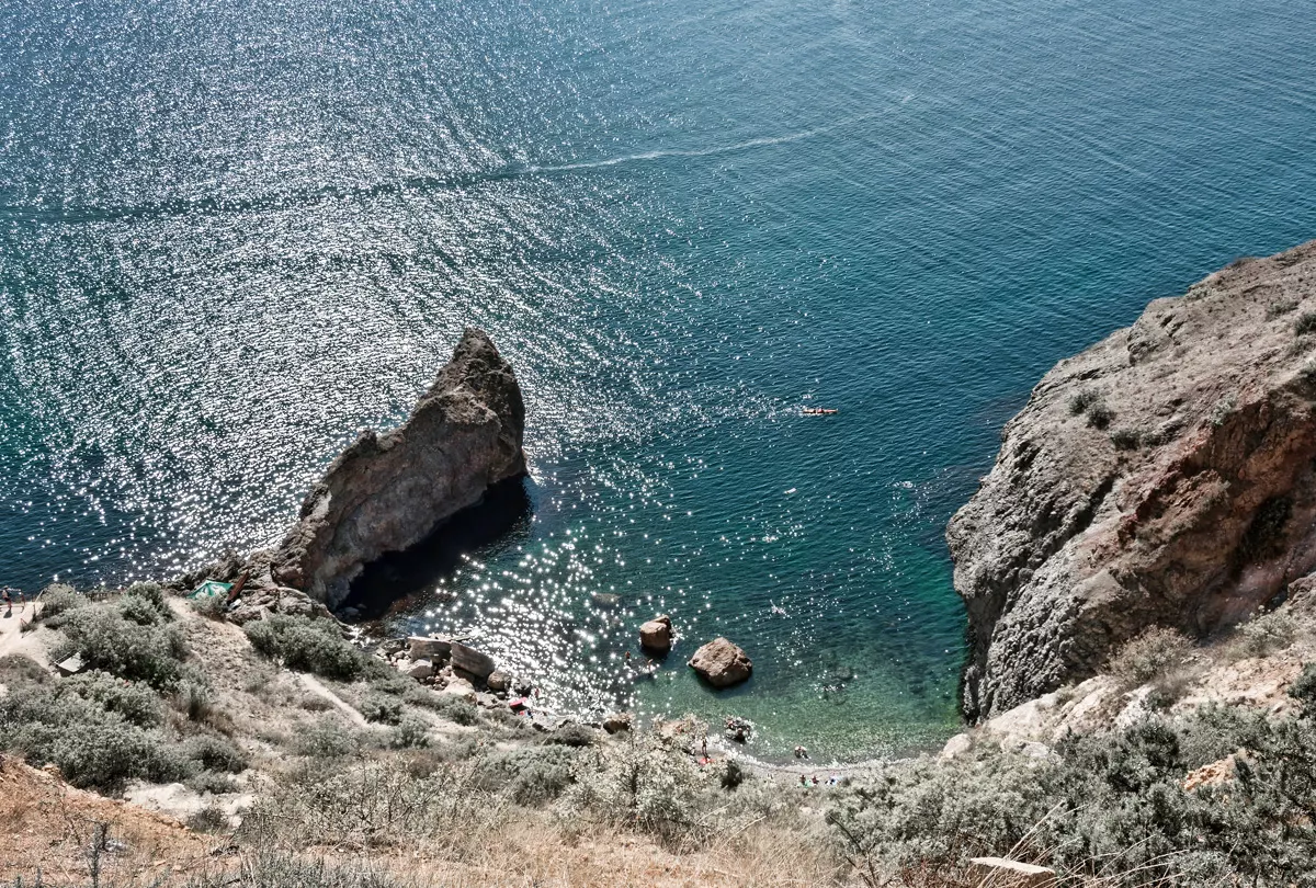 Царский пляж в Крыму