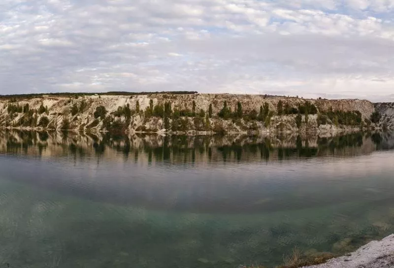 Марсианское озеро в Крыму