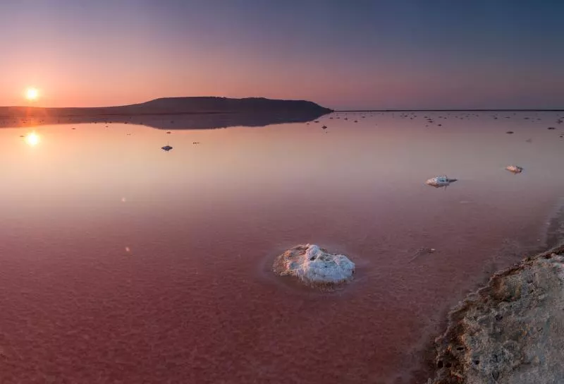 Кояшское озеро в Крыму