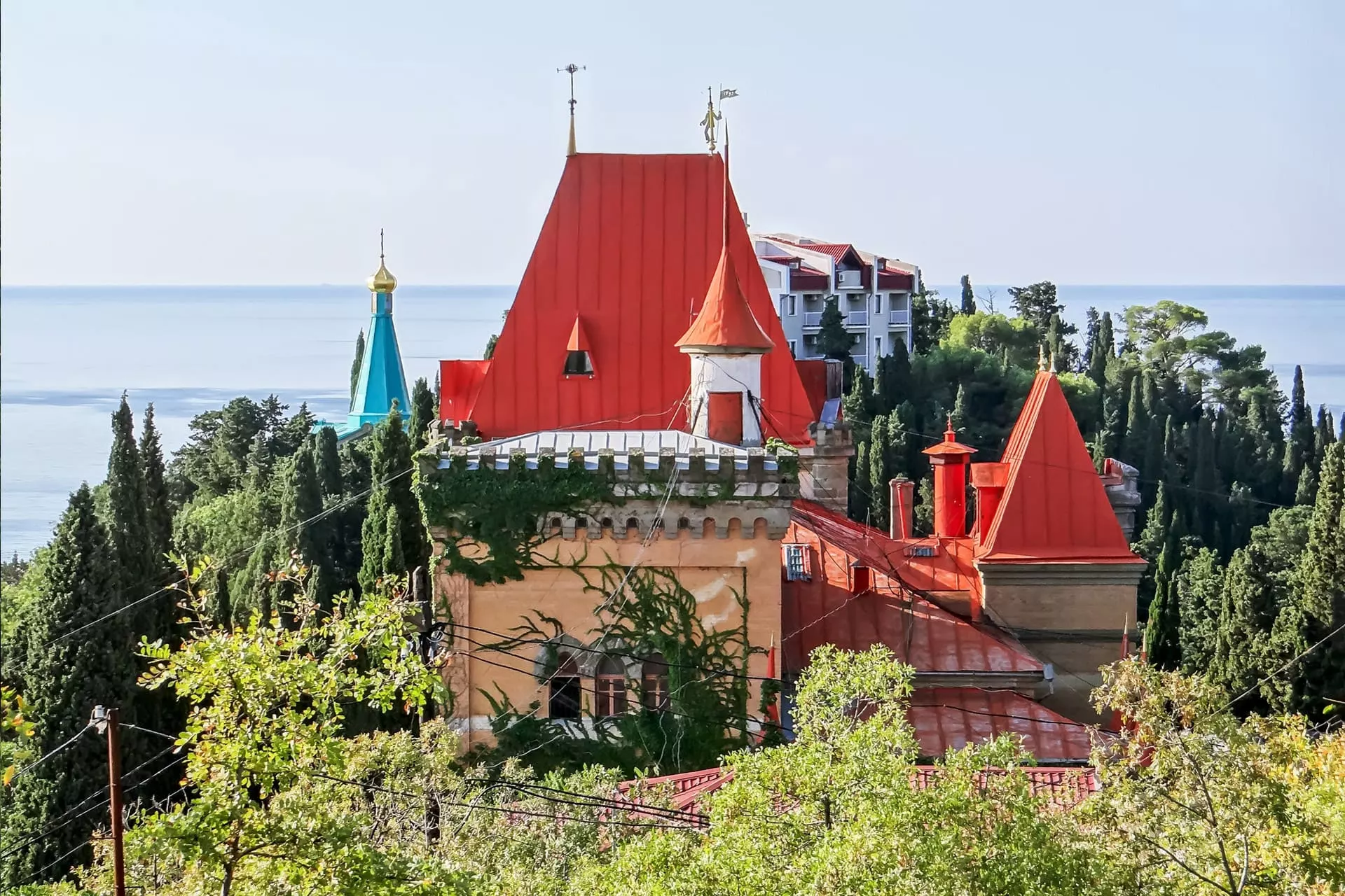 Имение княгини Гагариной в Алуште - внешний вид
