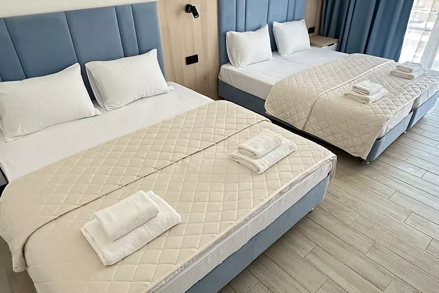 Номер Делюкс семейный с верандой в курортном комплексе Азовский