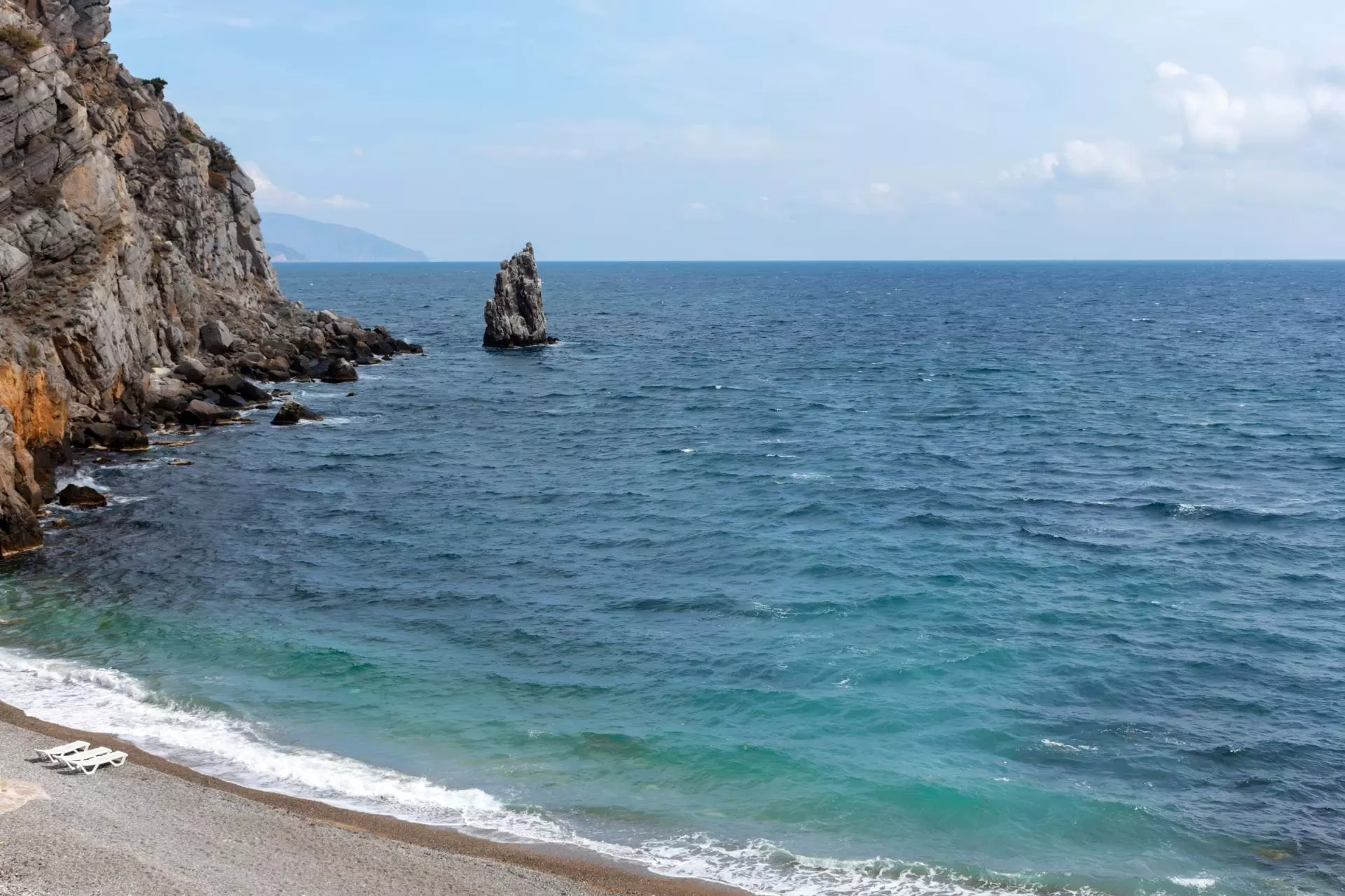 пляж в Крыму