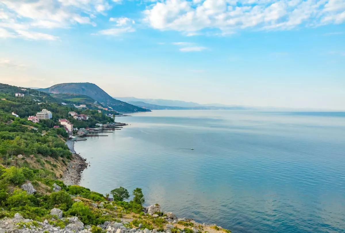 В Крыму Пляжи Алушты