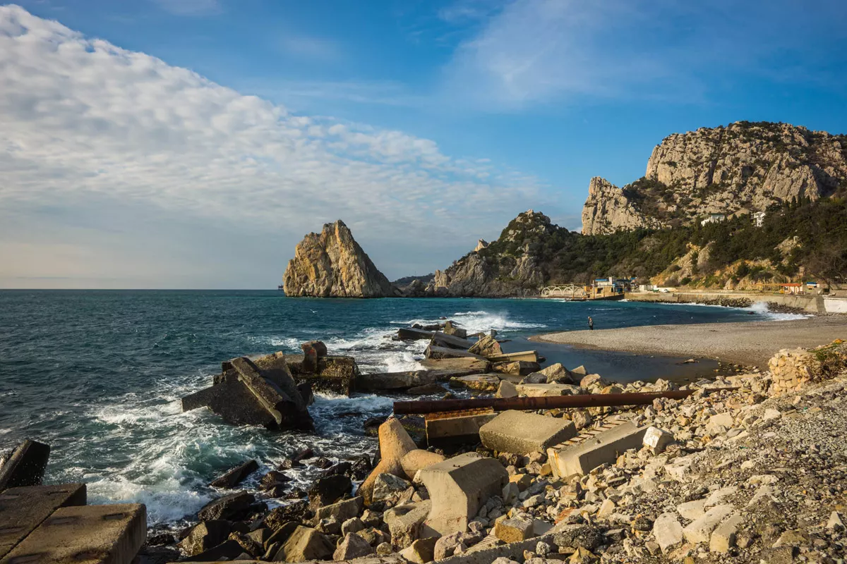 Пляжи Симеиза в Крыму