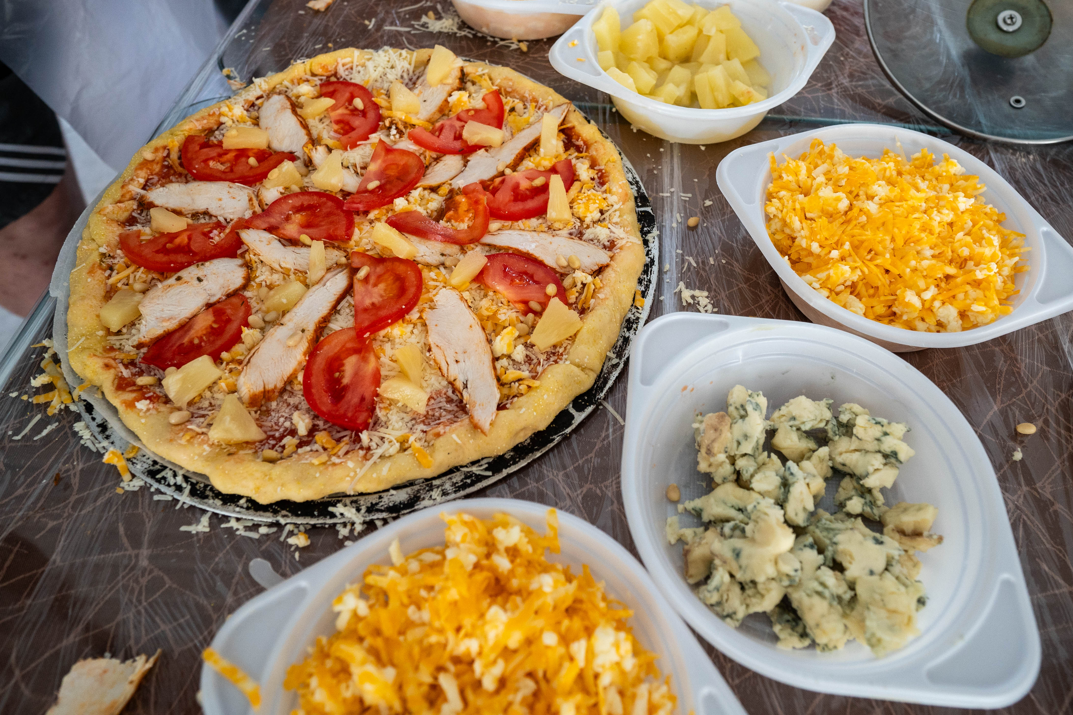 Приготовление пиццы в Крыму