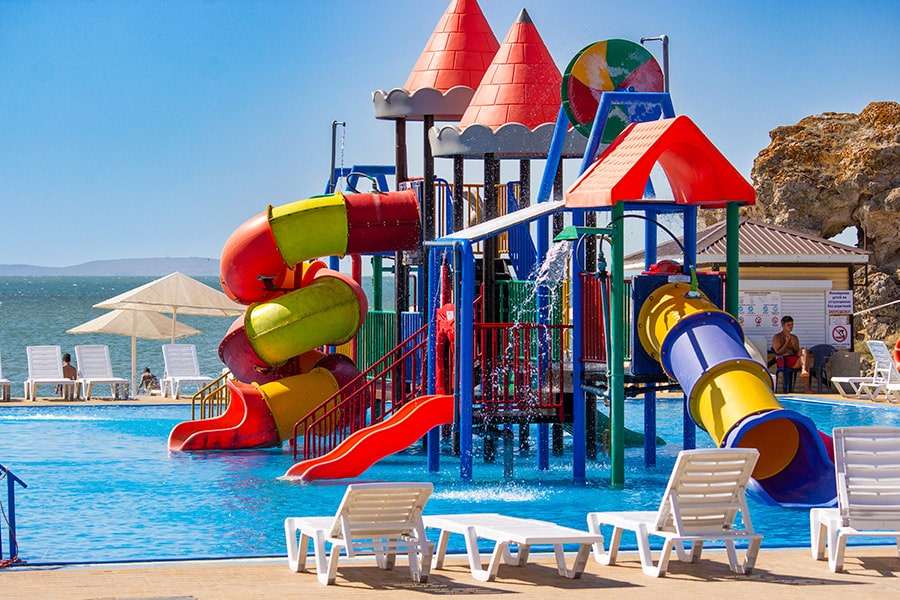 Фото аквапарка в семейном отеле «АзовЛенд»