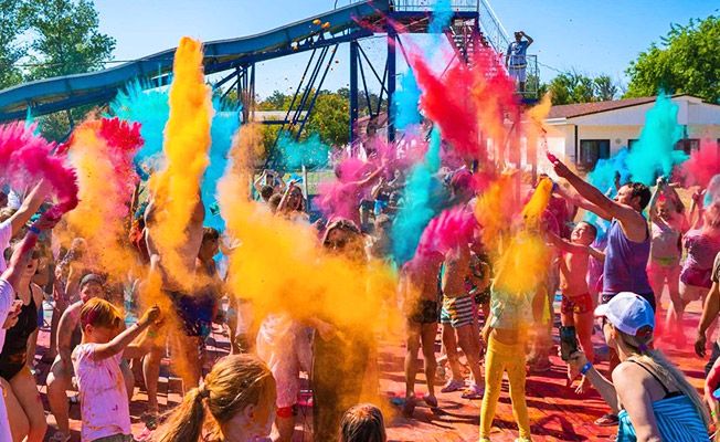 фестиваль красок Холи