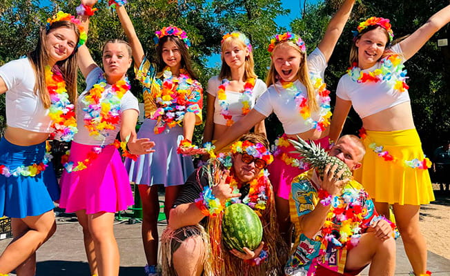 Гавайская вечеринка в Азовском