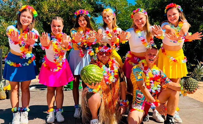 Гавайская вечеринка в Азовском