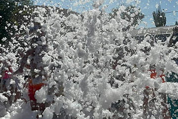 Пенные шоу в курортном комплексе Азовский Крым