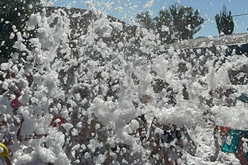 Пенные шоу в курортном комплексе Азовский Крым