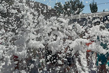 Пенные шоу в курортном комплексе Азовский Крым