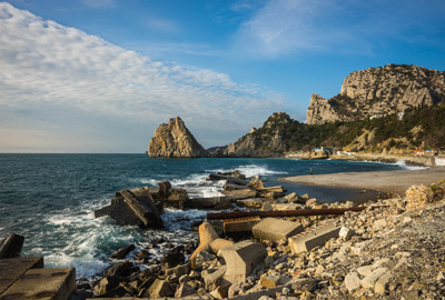 Пляжи Симеиза в Крыму