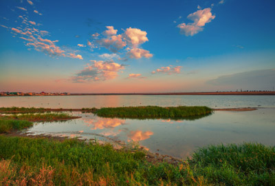 В Крыму Айгульское озеро