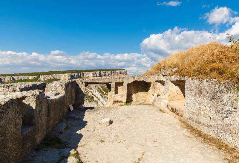 Город-крепость Чуфут-Кале - внешний вид