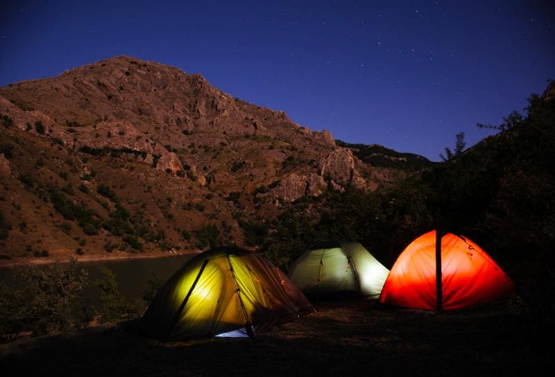 Отдых с палаткой в Крыму - лучшие места для отдыха