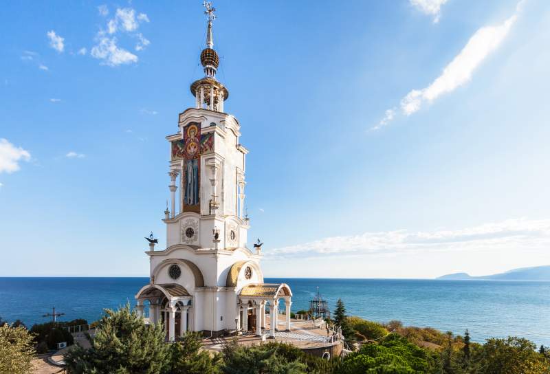 Храм-маяк Святителя Николая Чудотворца вид
