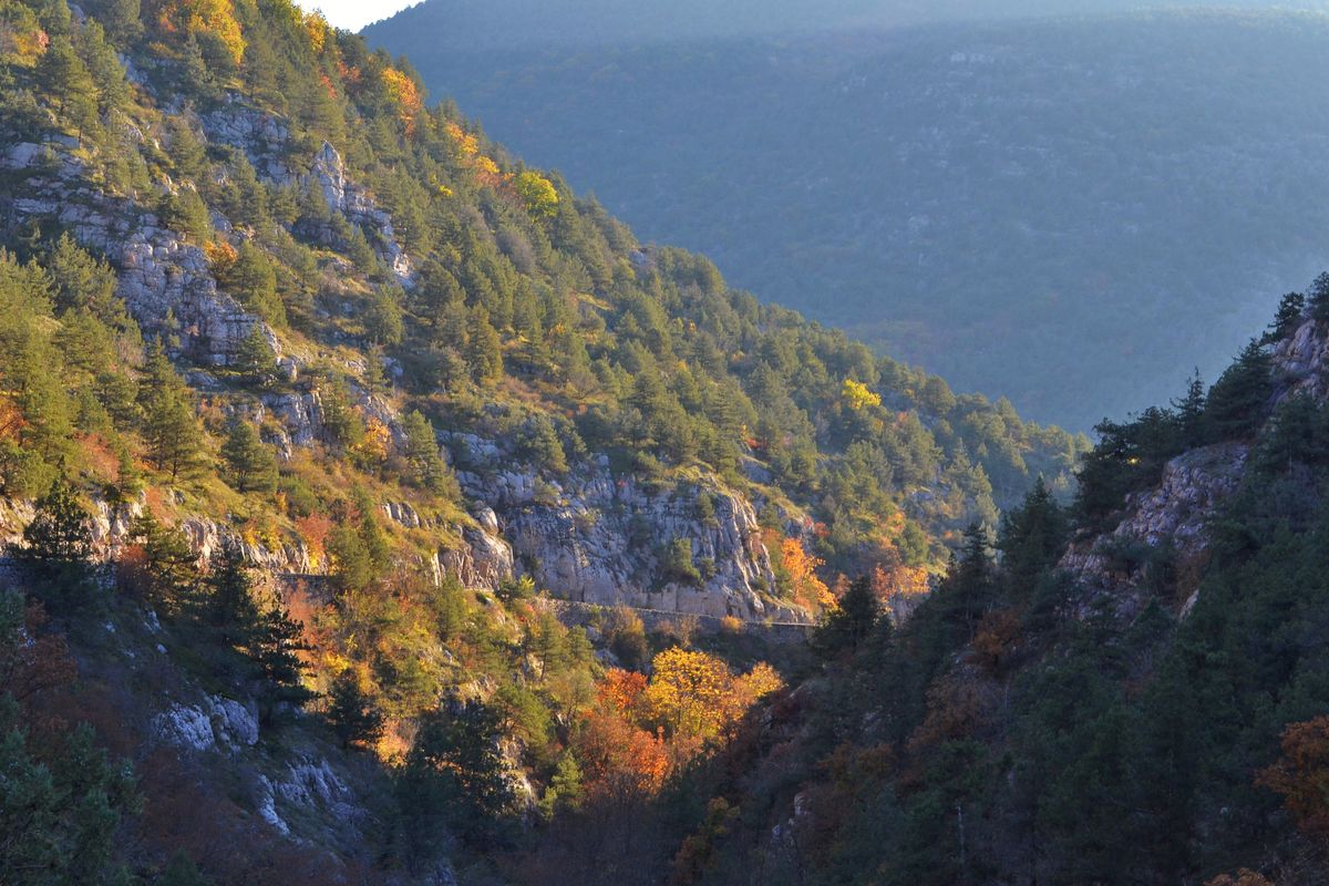 Чернореченский каньон в Чернореченский Крыму