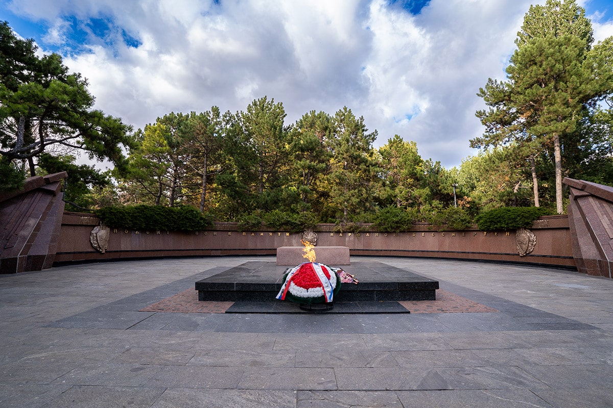 Парк имени Юрия Гагарина в Крыму