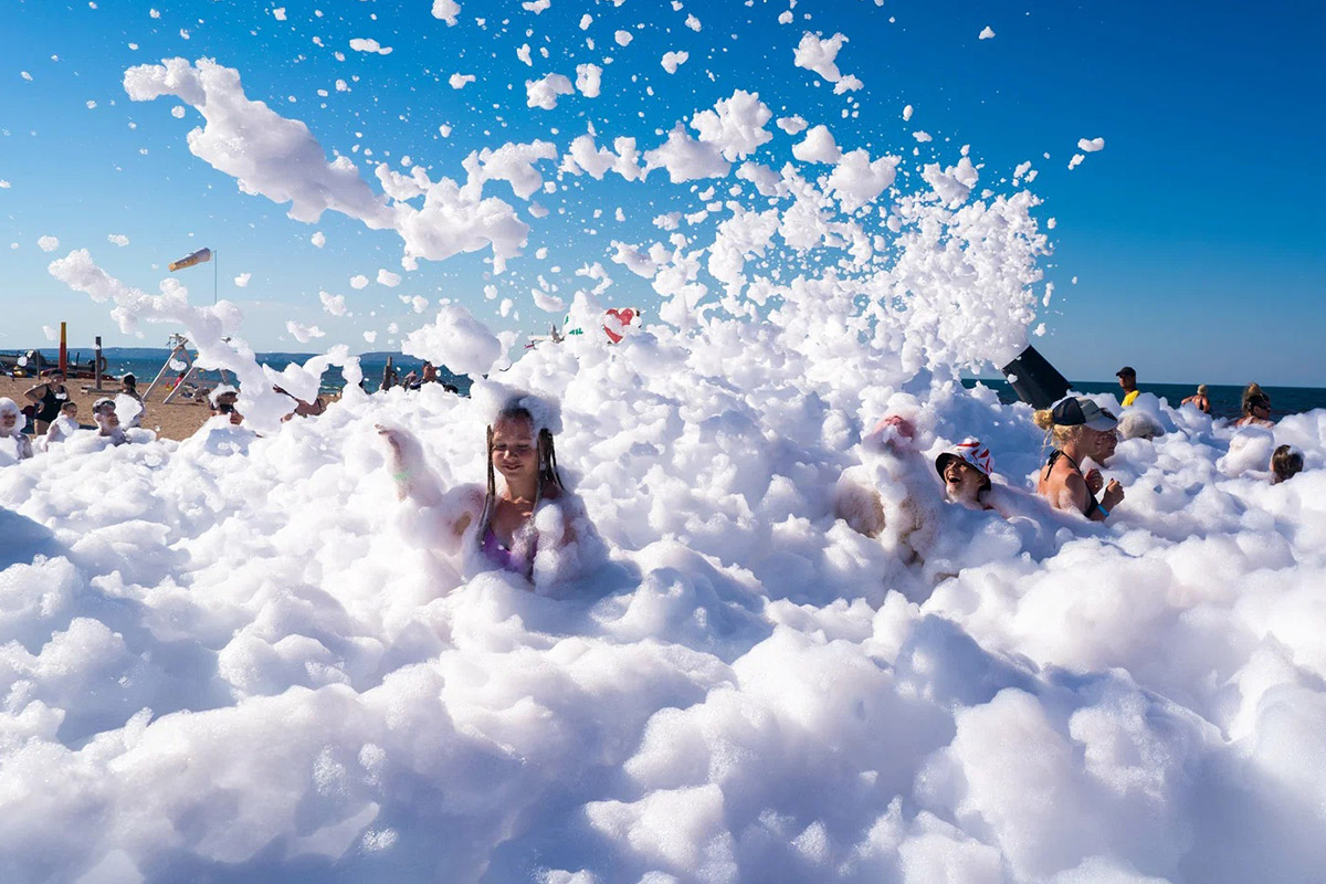 Где проводятся пенные вечеринки в Крыму