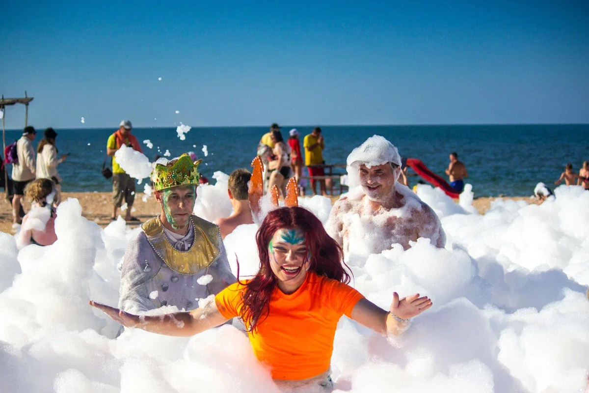 пенные вечеринки в азовском Крым