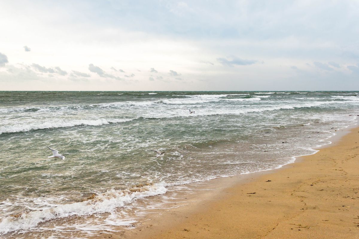 фотографии Пляжа Лазурный берег в Евпатории