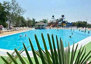 Большой бассейн в Азовском в Крыму