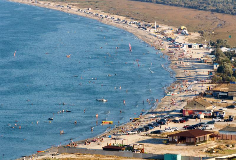 Татарская Бухта в Крыму на Азовском море Татарская Бухта